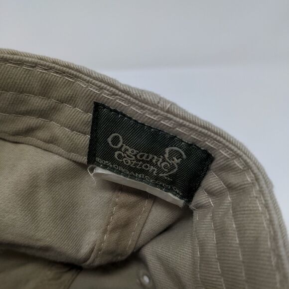 Ivy Design Strapback Hat Tan One Size Embroidered 6 Panel Dri-Duck - Picture 9 of 10